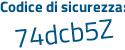Il Codice di sicurezza è ffae13f il tutto attaccato senza spazi