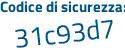 Il Codice di sicurezza è 4ab poi 11d4 il tutto attaccato senza spazi