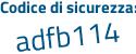 Il Codice di sicurezza è 79f2 segue 22a il tutto attaccato senza spazi