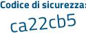 Il Codice di sicurezza è 8f7Z78d il tutto attaccato senza spazi