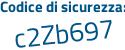 Il Codice di sicurezza è 4a5df continua con ad il tutto attaccato senza spazi