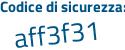 Il Codice di sicurezza è de4d3 segue be il tutto attaccato senza spazi