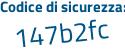 Il Codice di sicurezza è f25443f il tutto attaccato senza spazi