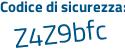 Il Codice di sicurezza è b2c segue fc12 il tutto attaccato senza spazi