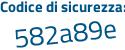 Il Codice di sicurezza è 1f26 poi bd7 il tutto attaccato senza spazi