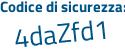 Il Codice di sicurezza è d2 segue 7e275 il tutto attaccato senza spazi