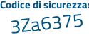 Il Codice di sicurezza è cZa61cb il tutto attaccato senza spazi