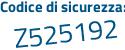 Il Codice di sicurezza è 88e continua con f87b il tutto attaccato senza spazi