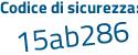 Il Codice di sicurezza è bd segue bb429 il tutto attaccato senza spazi