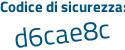Il Codice di sicurezza è 9ac9fe1 il tutto attaccato senza spazi