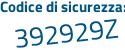 Il Codice di sicurezza è 966fd83 il tutto attaccato senza spazi