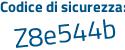 Il Codice di sicurezza è c continua con dc2952 il tutto attaccato senza spazi