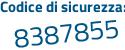 Il Codice di sicurezza è d532e poi 89 il tutto attaccato senza spazi