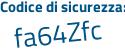 Il Codice di sicurezza è 98 poi 582e9 il tutto attaccato senza spazi