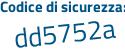 Il Codice di sicurezza è Z76b poi c7a il tutto attaccato senza spazi