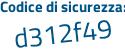 Il Codice di sicurezza è e535 segue b3b il tutto attaccato senza spazi