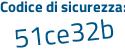 Il Codice di sicurezza è b1 poi 16fc5 il tutto attaccato senza spazi