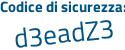Il Codice di sicurezza è 3 segue c14fba il tutto attaccato senza spazi
