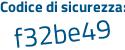 Il Codice di sicurezza è 6535 continua con 739 il tutto attaccato senza spazi