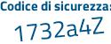 Il Codice di sicurezza è f5ed1 continua con e4 il tutto attaccato senza spazi