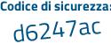 Il Codice di sicurezza è Z42 continua con ae68 il tutto attaccato senza spazi