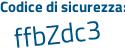 Il Codice di sicurezza è a7caZ7a il tutto attaccato senza spazi