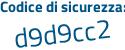 Il Codice di sicurezza è b poi 659352 il tutto attaccato senza spazi