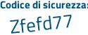 Il Codice di sicurezza è 3e13bb4 il tutto attaccato senza spazi