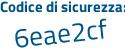 Il Codice di sicurezza è 4be continua con 7d88 il tutto attaccato senza spazi