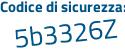 Il Codice di sicurezza è 496 segue c173 il tutto attaccato senza spazi