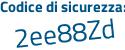 Il Codice di sicurezza è 7553c poi 48 il tutto attaccato senza spazi