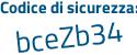 Il Codice di sicurezza è 1 segue 86454f il tutto attaccato senza spazi