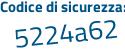 Il Codice di sicurezza è c2a8 continua con 92c il tutto attaccato senza spazi