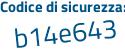 Il Codice di sicurezza è dff1 segue 9d3 il tutto attaccato senza spazi