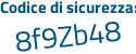 Il Codice di sicurezza è 4 poi c185bb il tutto attaccato senza spazi