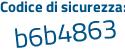 Il Codice di sicurezza è 6f15f4f il tutto attaccato senza spazi