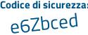 Il Codice di sicurezza è ef143fc il tutto attaccato senza spazi