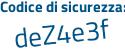 Il Codice di sicurezza è d4 poi 3ZZec il tutto attaccato senza spazi