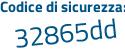Il Codice di sicurezza è a7 poi 927f7 il tutto attaccato senza spazi