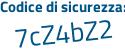 Il Codice di sicurezza è c continua con fa3e72 il tutto attaccato senza spazi