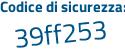 Il Codice di sicurezza è 48941 continua con 22 il tutto attaccato senza spazi