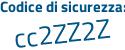 Il Codice di sicurezza è 1 poi b86531 il tutto attaccato senza spazi