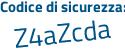 Il Codice di sicurezza è 9Z2151Z il tutto attaccato senza spazi