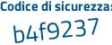 Il Codice di sicurezza è eb poi b2a52 il tutto attaccato senza spazi