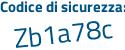 Il Codice di sicurezza è b continua con 35e8bb il tutto attaccato senza spazi