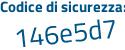 Il Codice di sicurezza è 3f continua con 5Z2e9 il tutto attaccato senza spazi