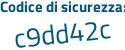 Il Codice di sicurezza è 5f continua con f3b3f il tutto attaccato senza spazi
