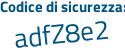 Il Codice di sicurezza è c9d segue d42c il tutto attaccato senza spazi