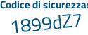 Il Codice di sicurezza è b23Z4 poi 42 il tutto attaccato senza spazi