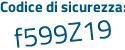 Il Codice di sicurezza è ca segue cb8d2 il tutto attaccato senza spazi